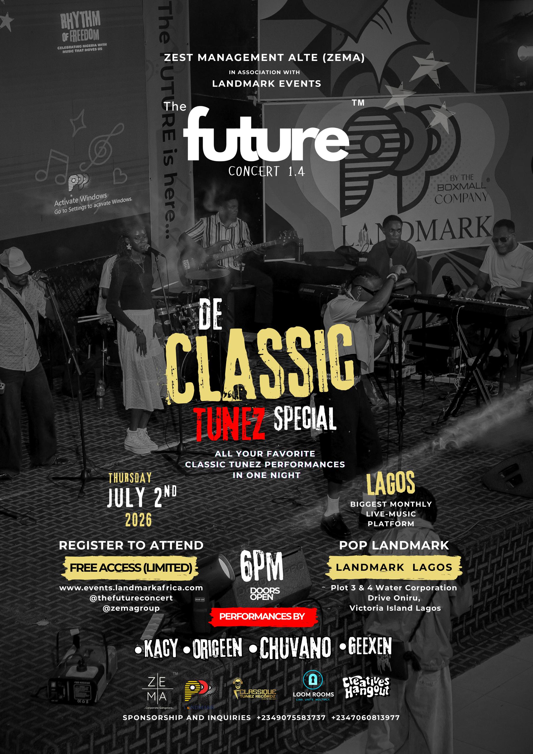 The FUTURE Concert 1.4 (De Classic Tunez Special)
