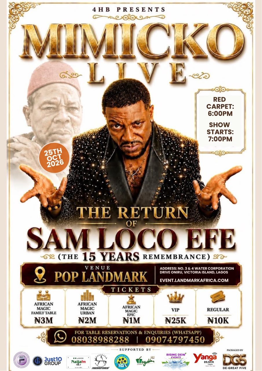 MIMICKO LIVE: The Return of Sam Loco Efe